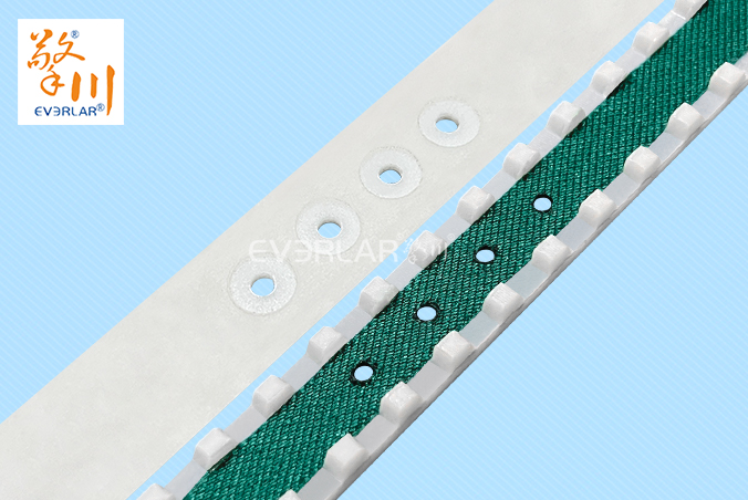 PU同步帶加PU膠綠布打孔開槽精準(zhǔn)傳動防滑包裝機械聚氨酯工業(yè)皮帶定制